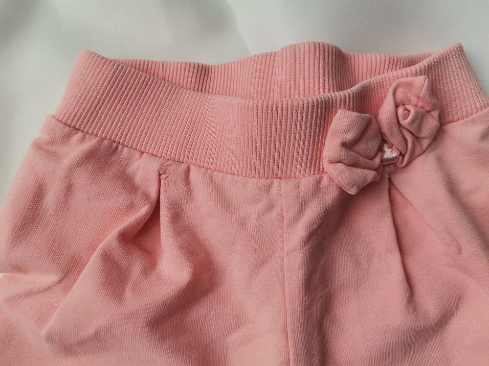 Kız Çocuk Pembe Nakışlı Rahat Tayt - Görsel 2