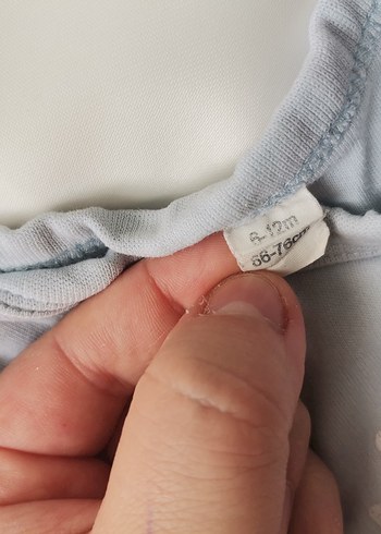 12-36 Kolsuz Bebek Body, Baskılı, Pamuklu, Kahverengi - Görsel 3