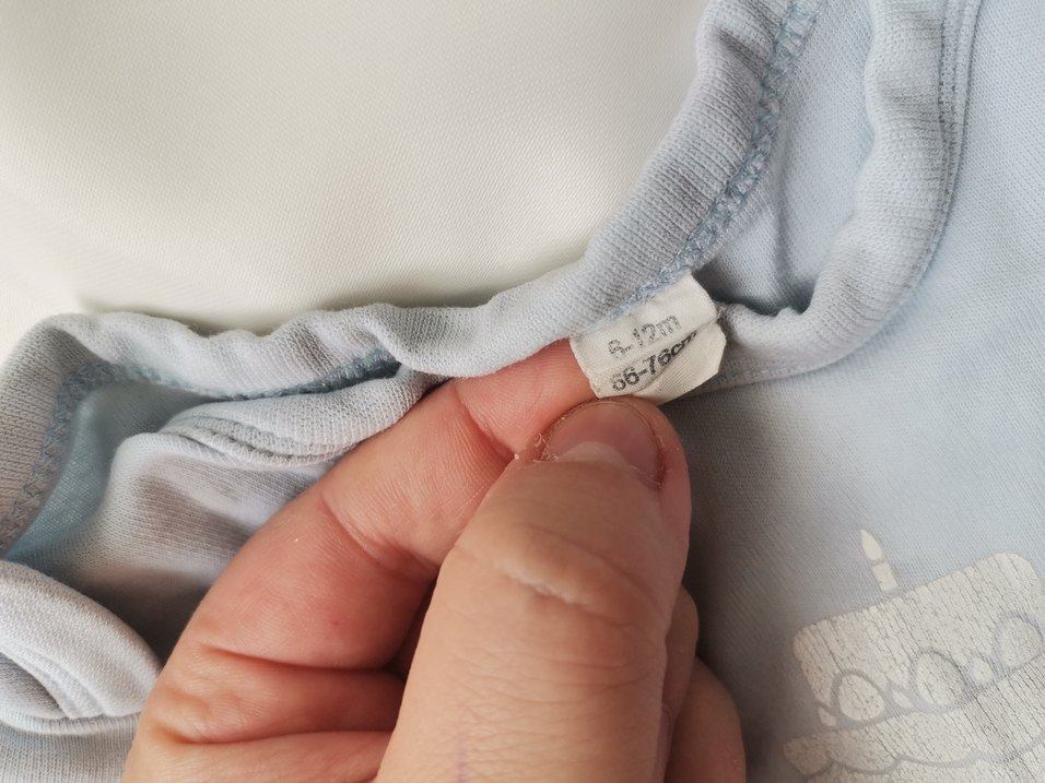 12-36 Kolsuz Bebek Body, Baskılı, Pamuklu, Kahverengi - Görsel 3