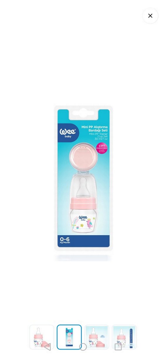 Pembe Bebek Biberonu 150 ml - Görsel 2