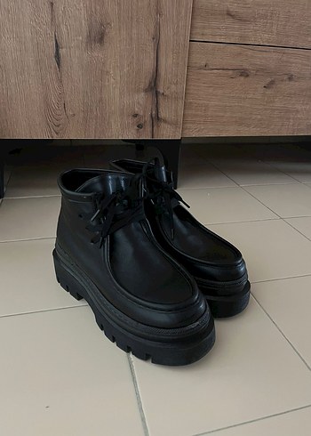 Bayan Siyah Tokalı Gotik Bot - Görsel 3