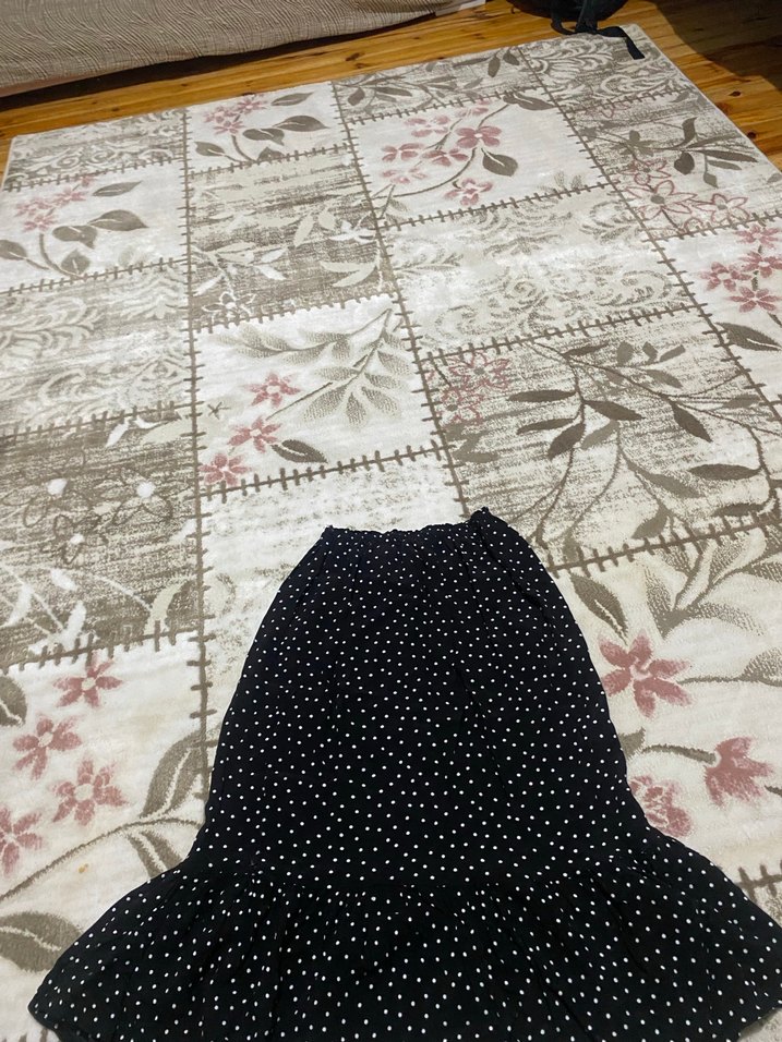 Puantiyeli Siyah etek - Görsel 2