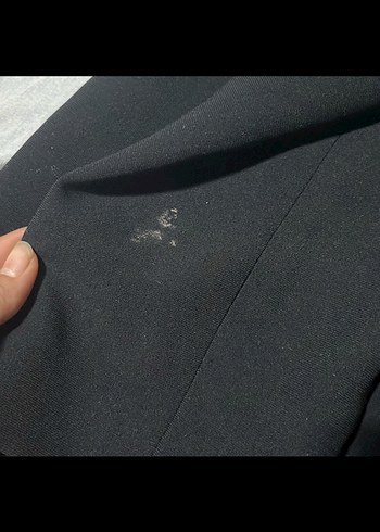 Uzun Kollu Siyah Düğmeli Tuxedo Ceket - Görsel 5