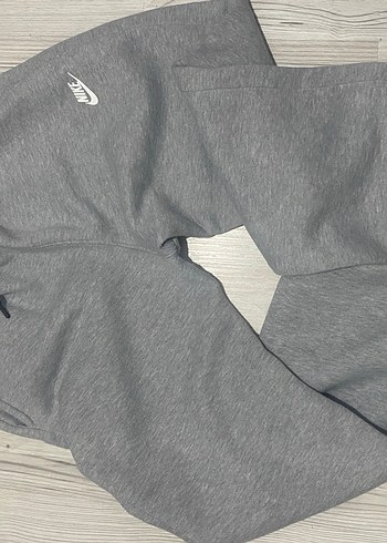 Gri Nike Fermuarlı Erkek Eşofman Altı - Görsel 2