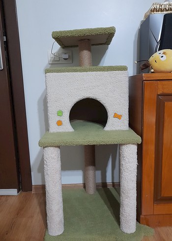 kedi tırmalama ve oyun evi 
kedi evi - Görsel 2