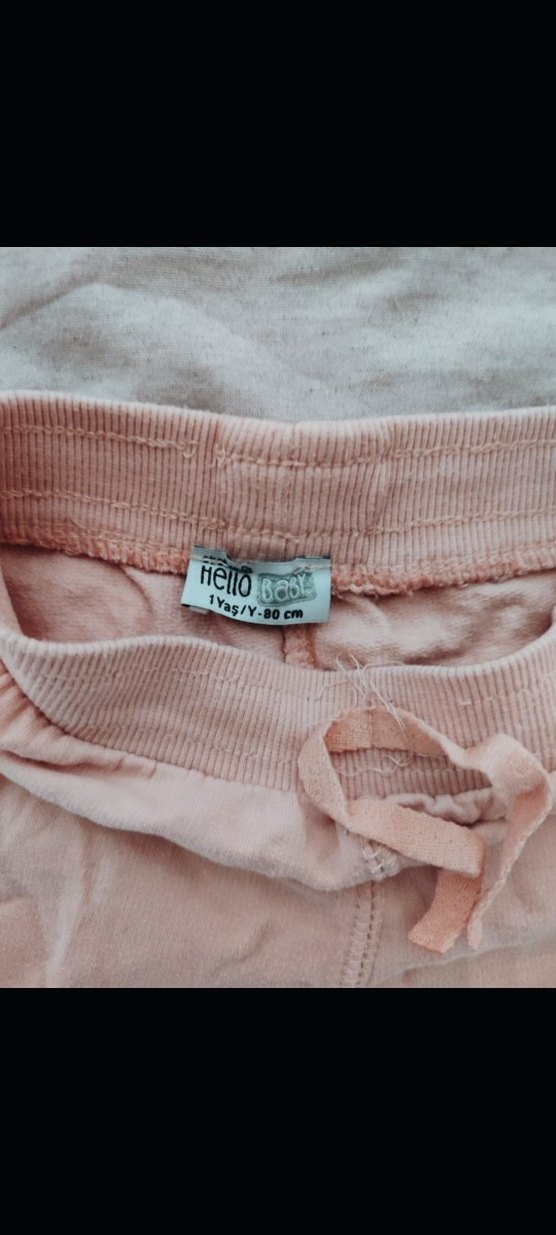 Kız Çocuk Pembe Rahat Kesim Tayt - Görsel 2