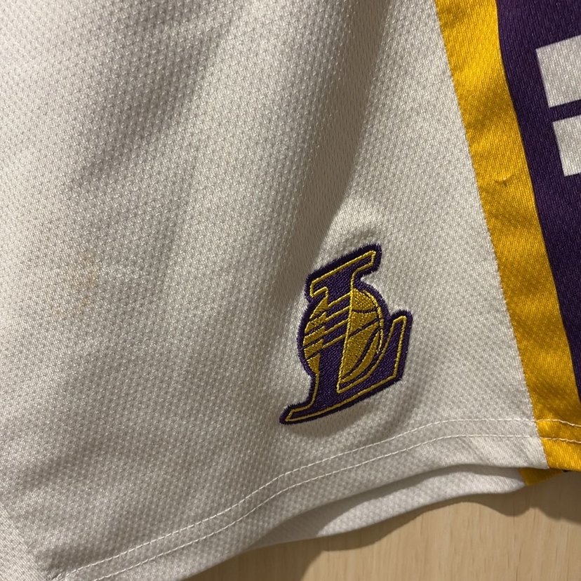 Beyaz Los Angeles Lakers Spor Şortu (L Beden) - Görsel 3