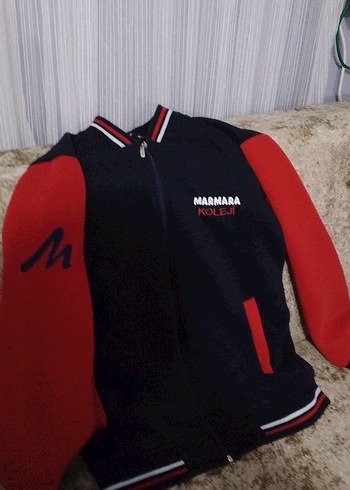 Kırmızı Erkek Çocuk Fermuarlı Sweatshirt - Görsel 2