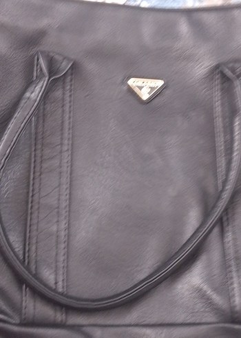 Siyah Deri Kadın Çanta - Görsel 5