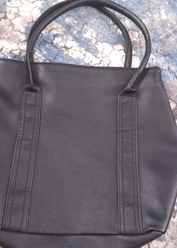 Siyah Deri Kadın Çanta - Görsel 2