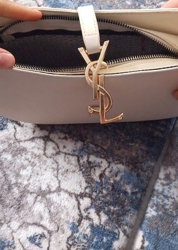 Beyaz Yılan Desenli Deri Kadın Çanta - Görsel 4