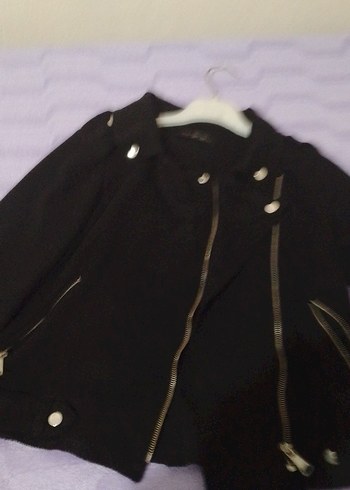 Siyah Süet Kadın kadife 
Ceket - Görsel 3