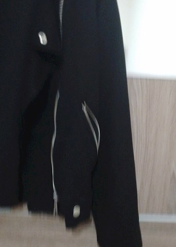 Siyah Süet Kadın kadife 
Ceket - Görsel 9