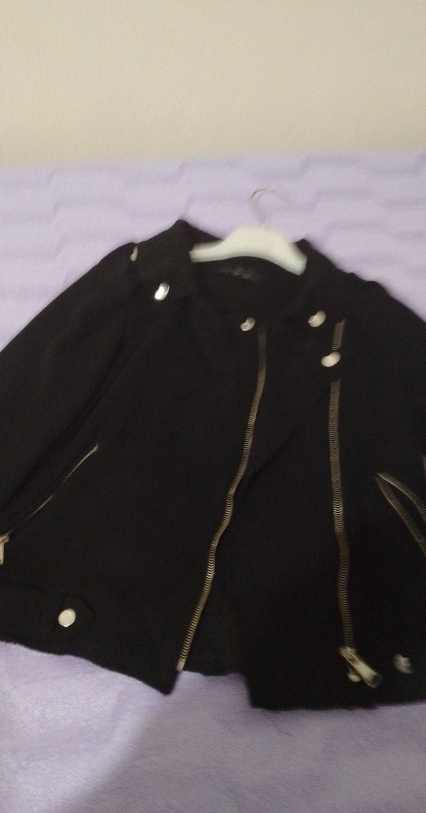 Siyah Süet Kadın kadife 
Ceket - Görsel 3