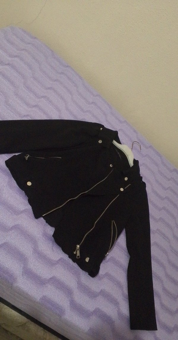 Siyah Süet Kadın kadife 
Ceket - Görsel 2