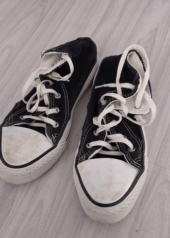 Siyah Gri Grunge Punk Kadın Spor Ayakkabı - Görsel 4