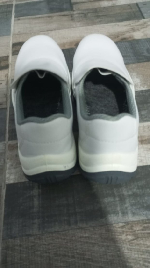 gri spor t ayakkabı parmak uçları demirden demir ayakkabı - Görsel 4