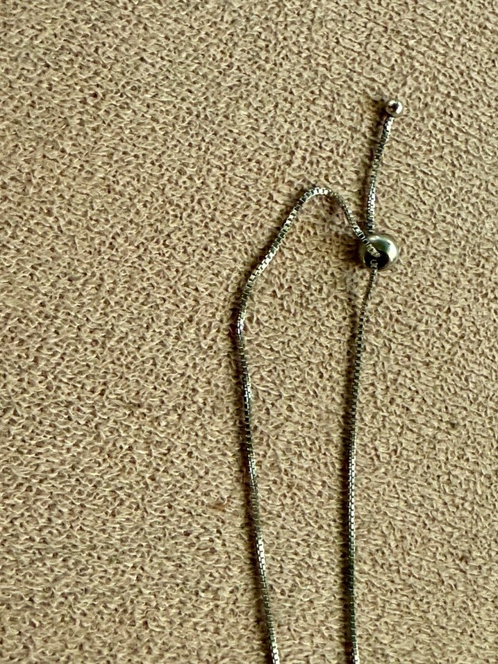 Gri kalp Desenli Zincirli Kadın El Zinciri - Görsel 2