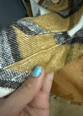 Düğmeli Uzun Kollu Rahat Kadın Gömlek mont - Görsel 3