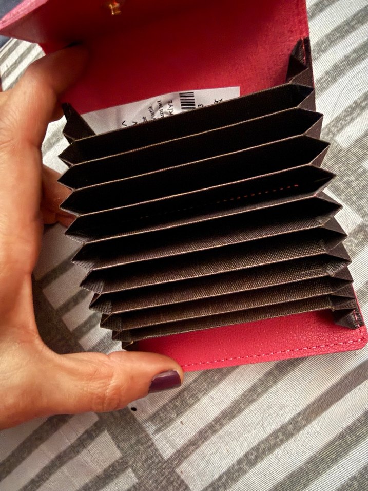 Renkli  Kadın  Kart Cüzdanı - Görsel 4