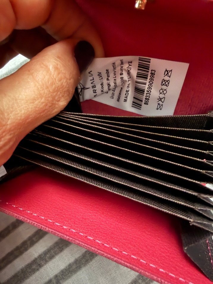 Renkli  Kadın  Kart Cüzdanı - Görsel 5