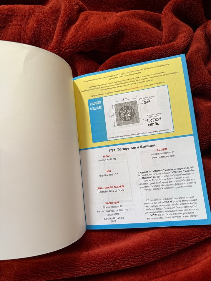 TYT Türkçe Soru Bankası ÜçDörtBeş yeni - Görsel 4