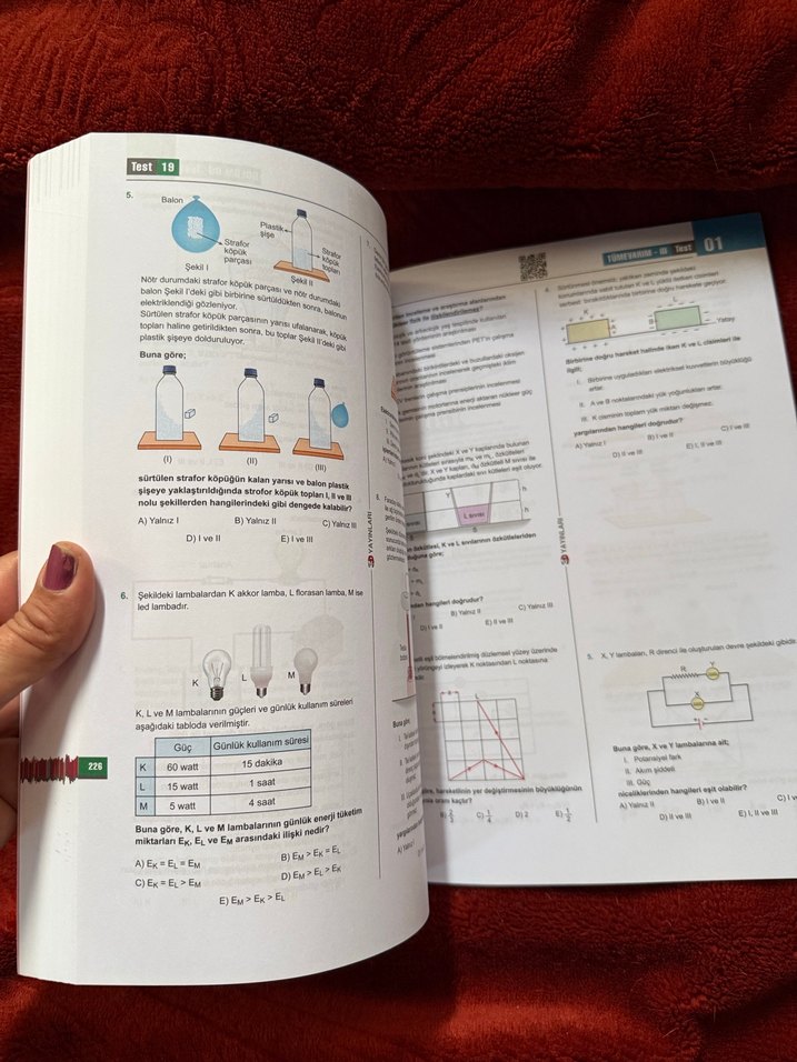 TYT Fizik 3D Soru Bankası Video Çözümlü yeni - Görsel 3