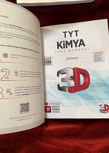 3D TYT Kimya Soru Bankası Video Çözümlü yeni - Görsel 4