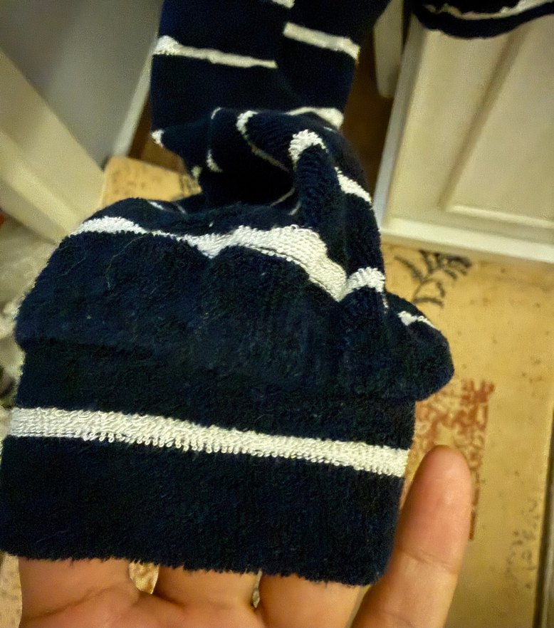 Fermuarlı Çizgili Gri Kadın Sweatshirt altı lastikli crop tarzı - Görsel 3