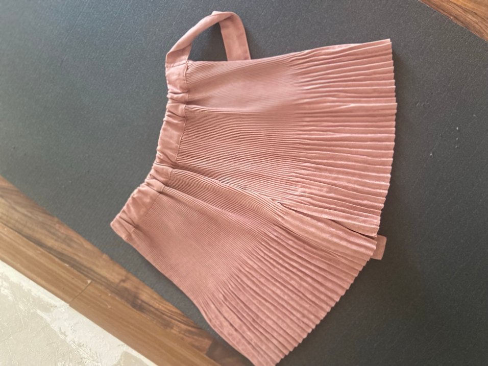 Pembe Pilili Midi Şort Etej - Görsel 2