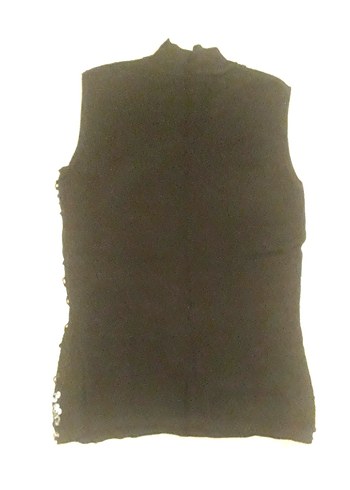 Siyah Pul Detaylı Yüksek Yakalı Kadın Süveter - Görsel 4