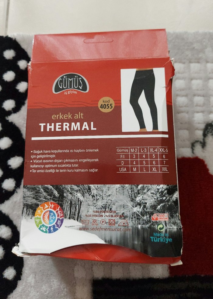 Termal Alt Giyim Erkek - Görsel 2