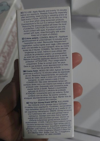 Avon Care Sun+ Yüz için SPF 30 Güneş Kremi - Görsel 2