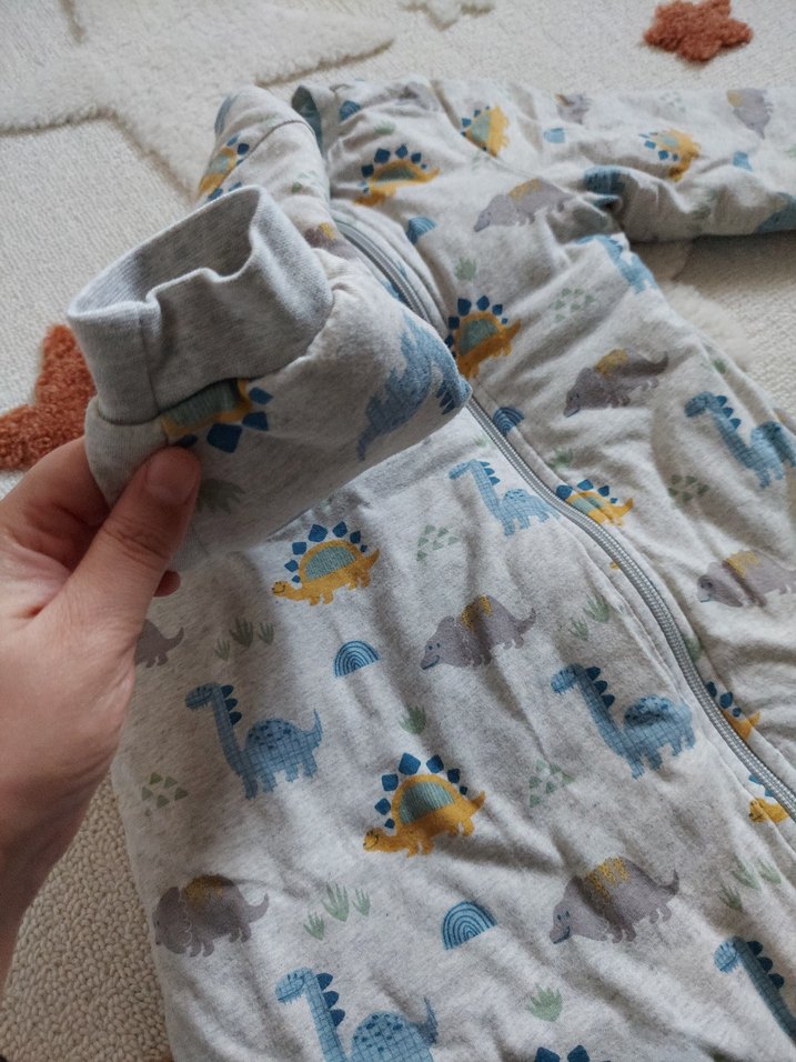 Gri Fermuarlı Bebek Erkek Tulumu - Görsel 3