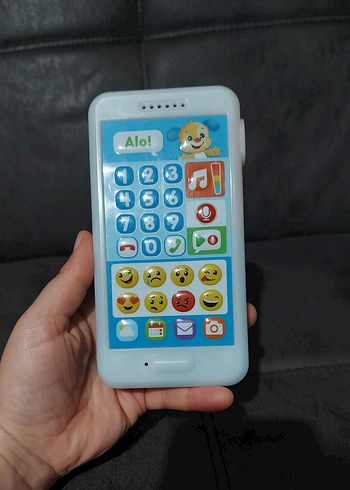 Fisher Price Renkli Pembe Işıklı Eğitici Oyuncak Telefon