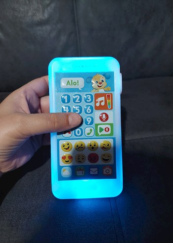 Beden Renk Renkli Pembe Işıklı Eğitici Oyuncak Telefon