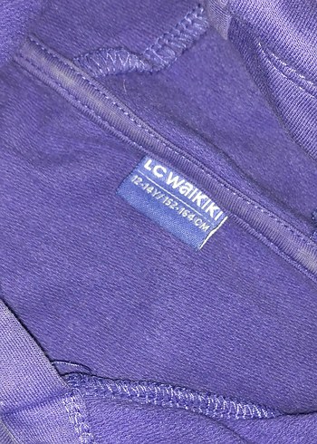 Kadın Mor Kapüşonlu Fermuarlı Sweatshirt - Görsel 2