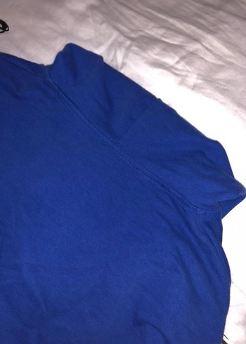 Kadın Lacivert Kapüşonlu Fermuarlı Sweatshirt - Görsel 3