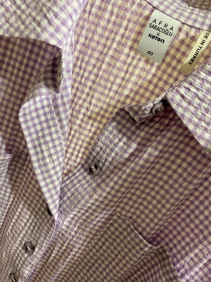 Düğmeli Mor Kolsuz Midi Elbise - Görsel 3