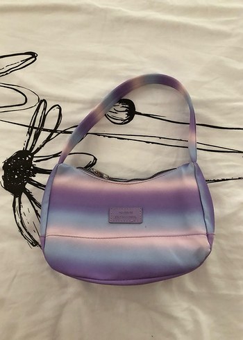 Pastel Mor Tie-Dye Kadın Çanta - Görsel 2