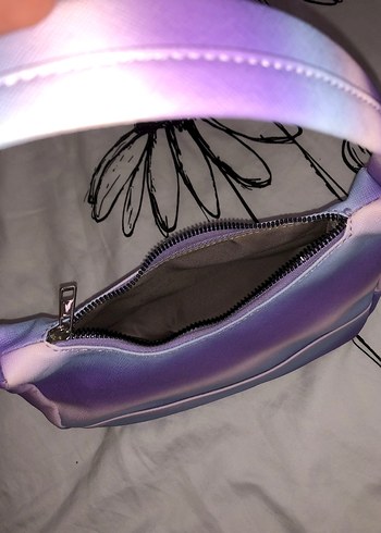 Pastel Mor Tie-Dye Kadın Çanta - Görsel 3