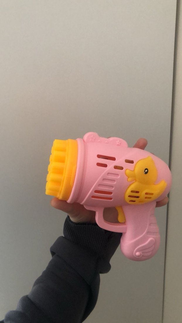 Pembe Renkli Oyuncak Tabanca - Görsel 2