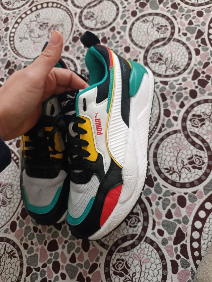 unisex Puma Çok Renkli  Platform Spor Ayakkabı - Görsel 3