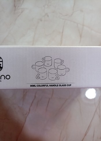 Şeffaf Cam Kahve Fincanı Seti - Görsel 5