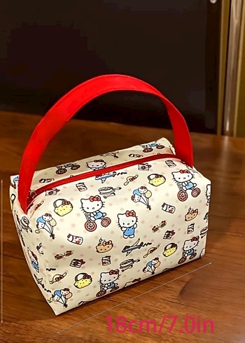 Pastel Pembe Baskılı Kadın Çanta - Görsel 4