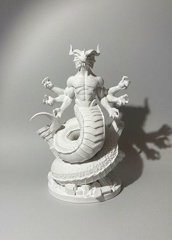 Beyaz Gri Aksiyon Figürü(Naga) - Görsel 2