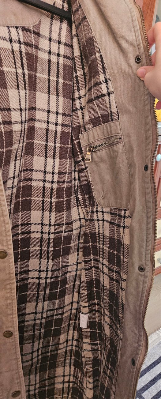 Camel Uzun Kadın Kot Mont - Görsel 3