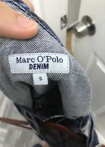 Kadın Lacivert Denim Askılı Midi Salopet - Görsel 4