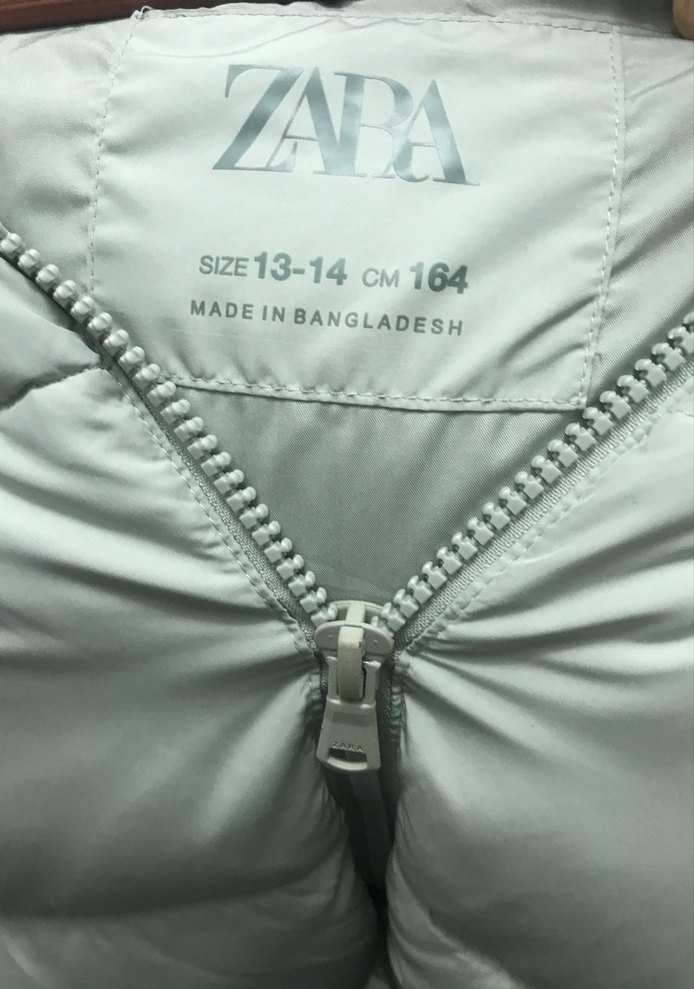 Su yeşili  Midi Boy Kışlık Mont  13 14 yaş - Görsel 3