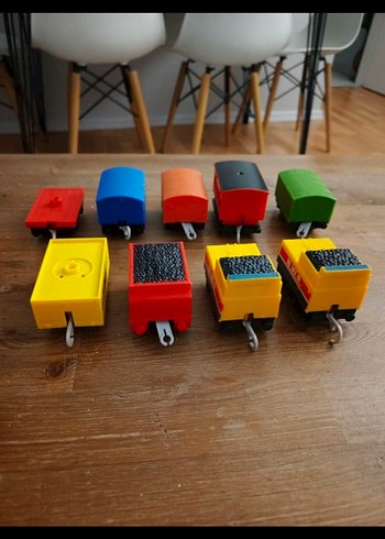 Renkli Thomas Tren Vagonları Seti - Görsel 2